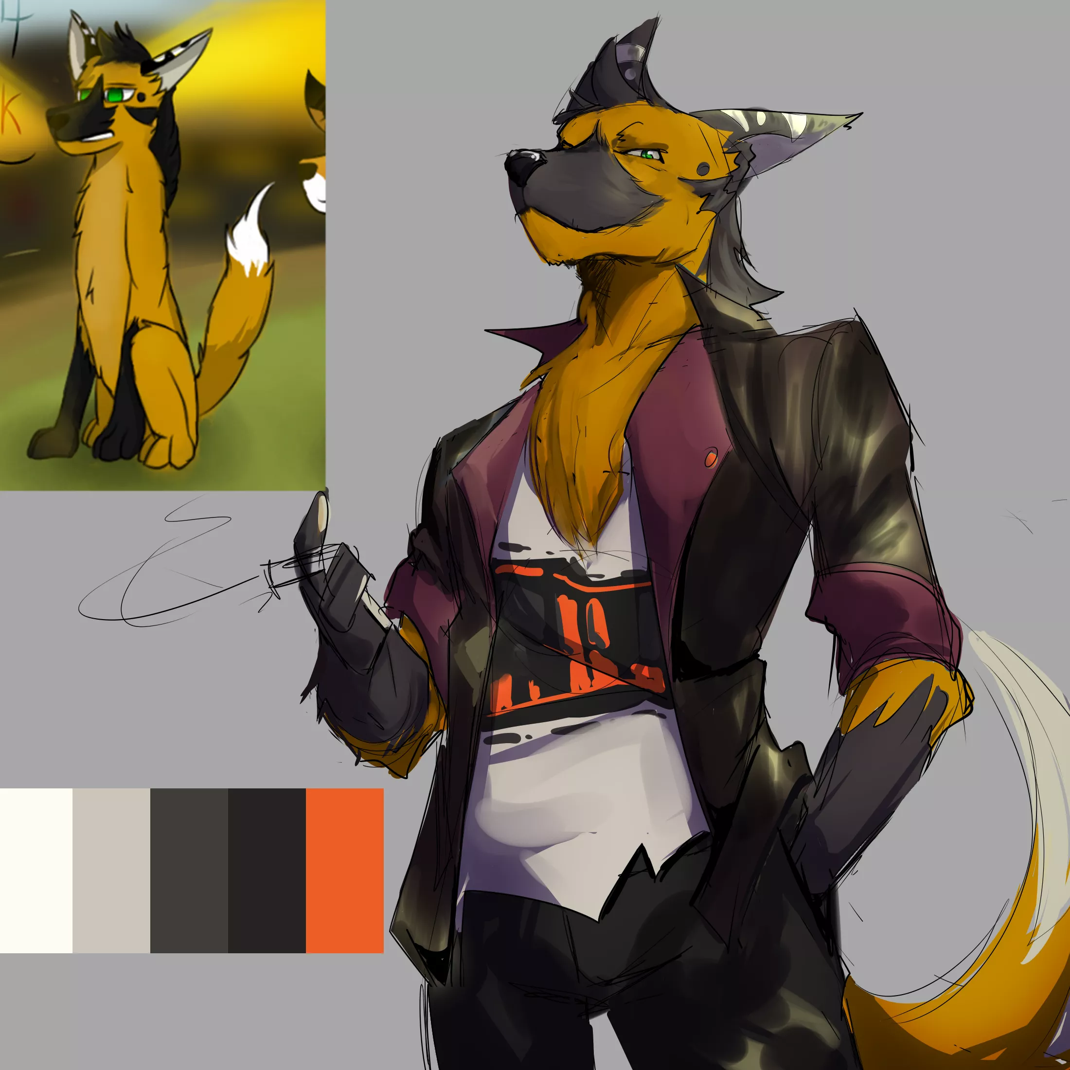 I found a really old oc and gave him a lil remake