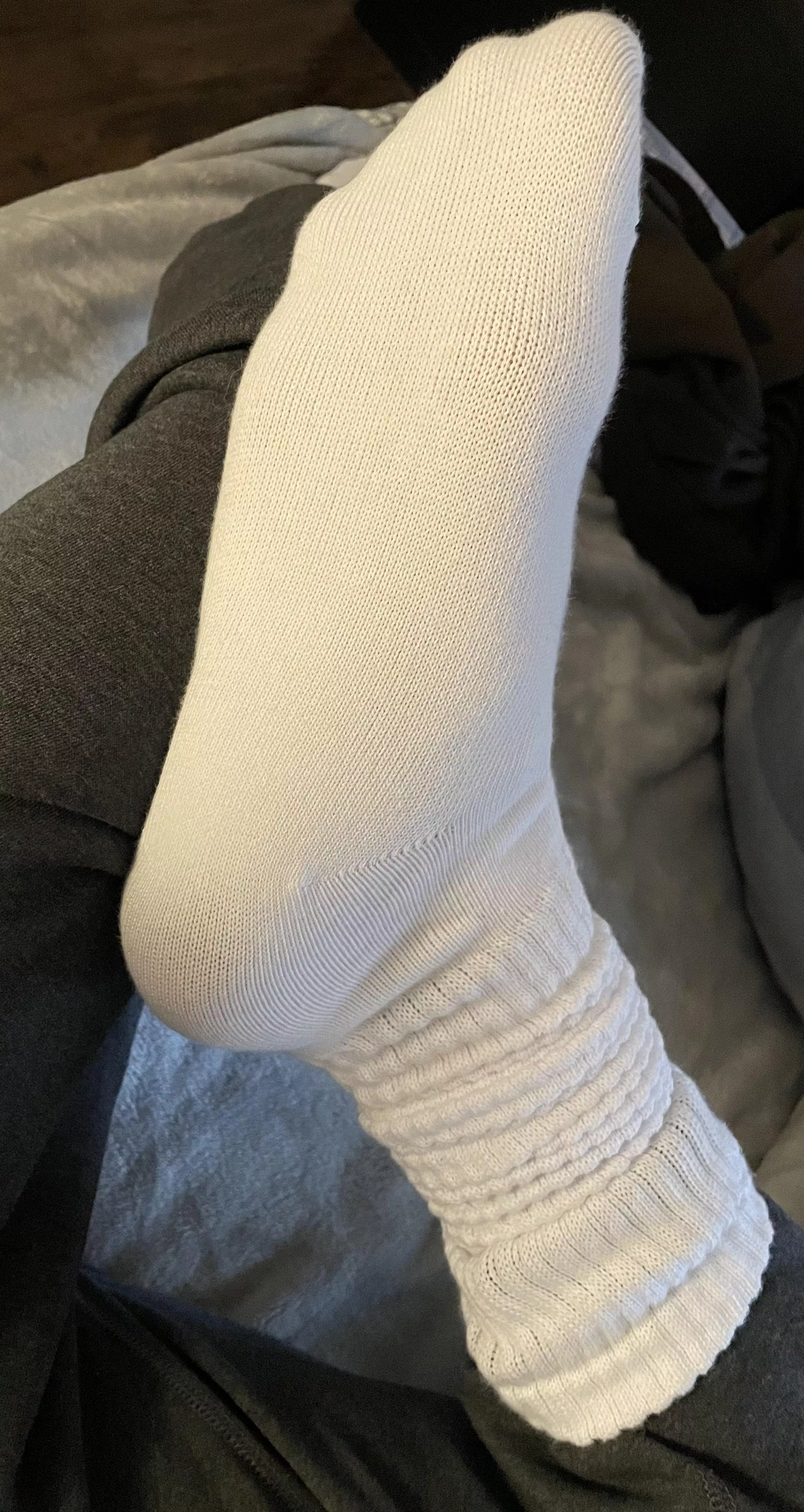 My feet look so sexy in these slouch socks