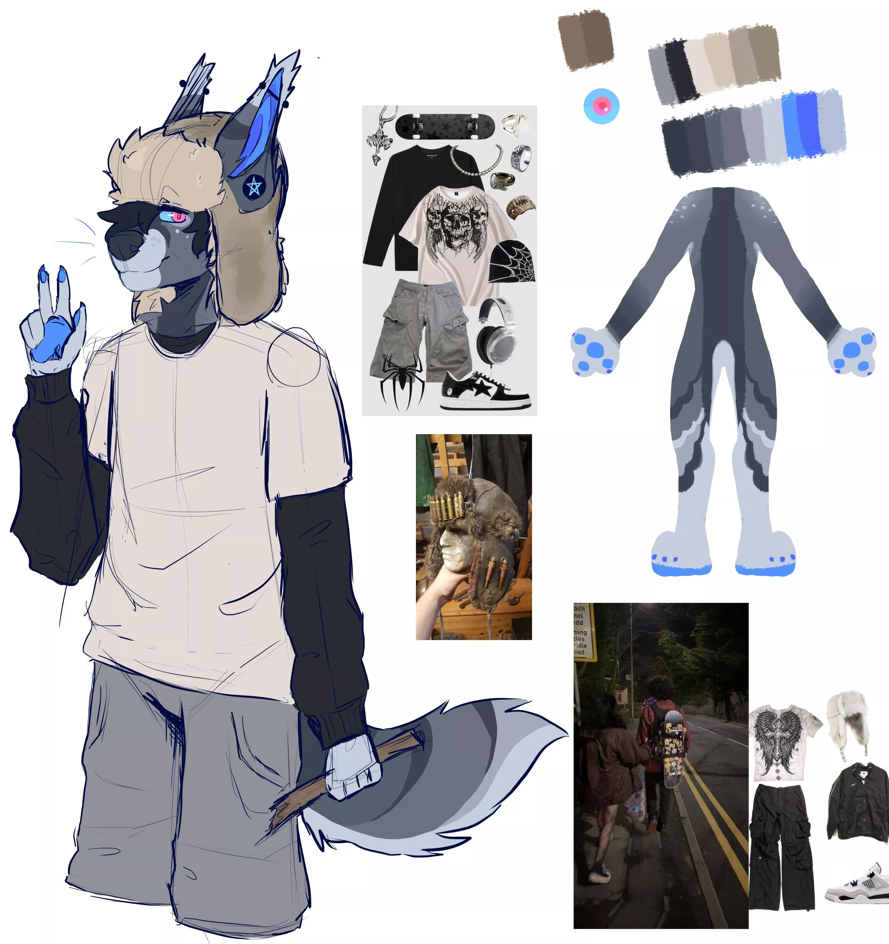 RAAHHHH BLUE DOG (art by me!)