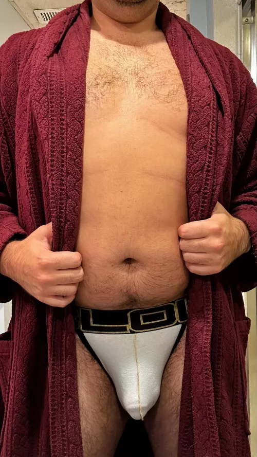 Ready for a shower and to be serviced, you in? [44]