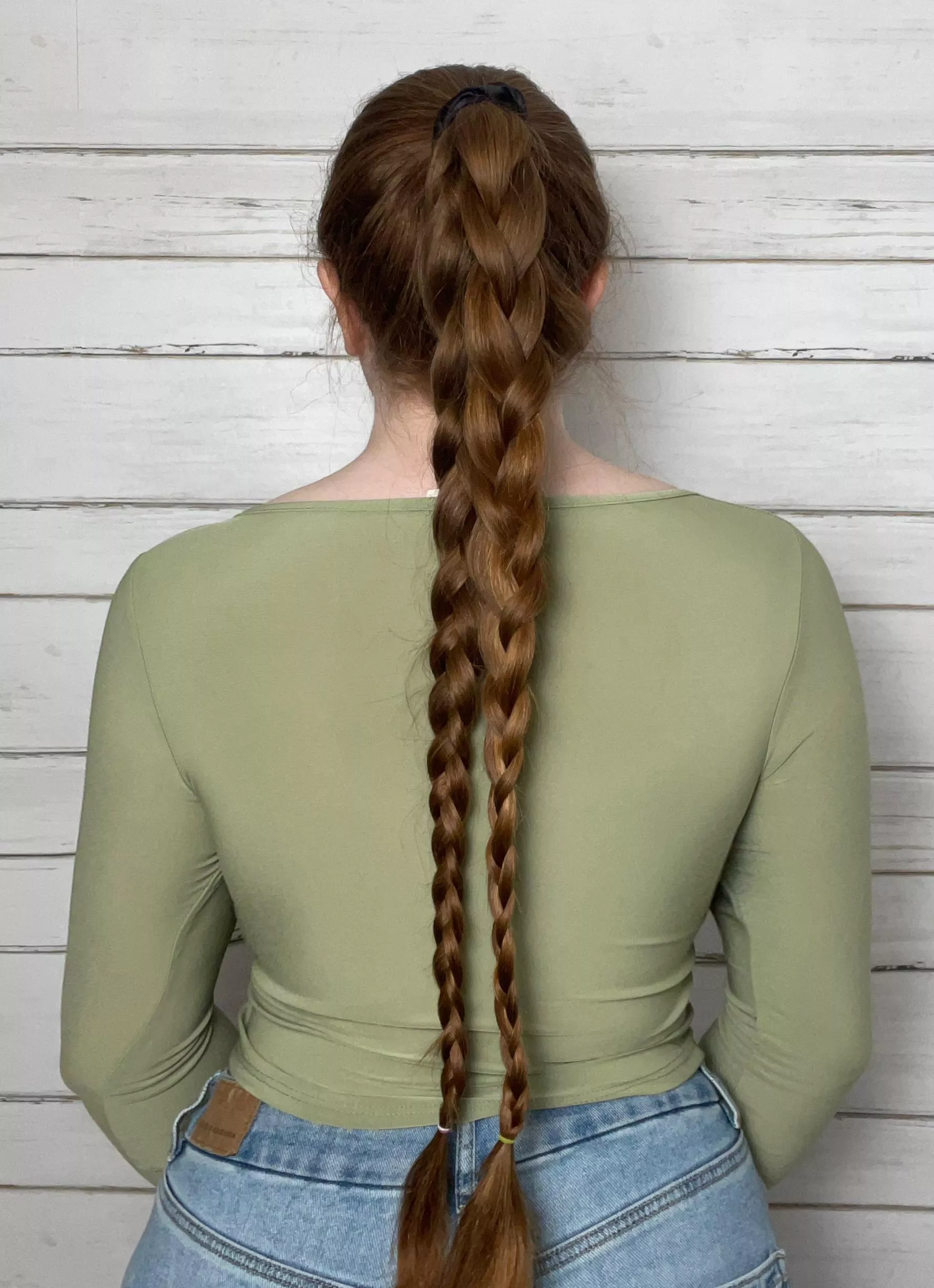 This is my go to hairstyle before washday, I love braids in all forms