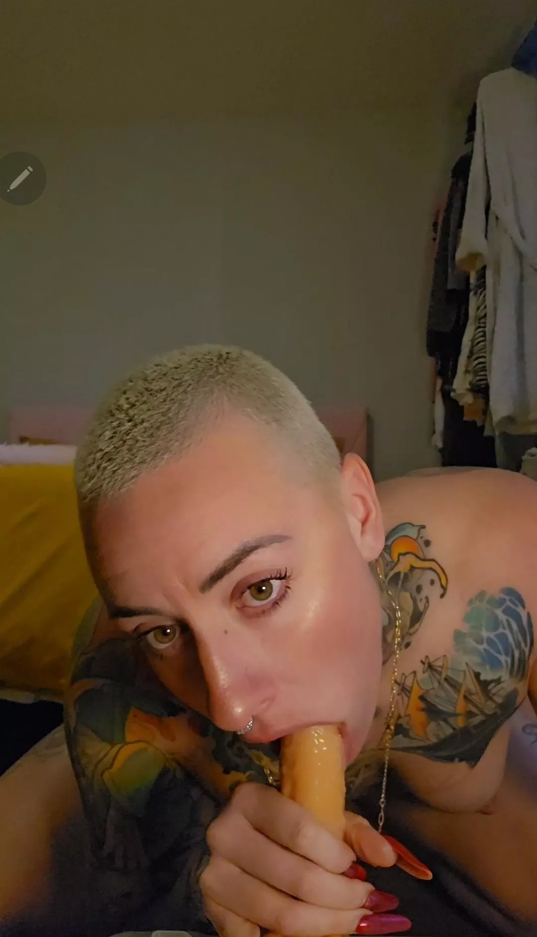 Would you like to see me looking up at you?