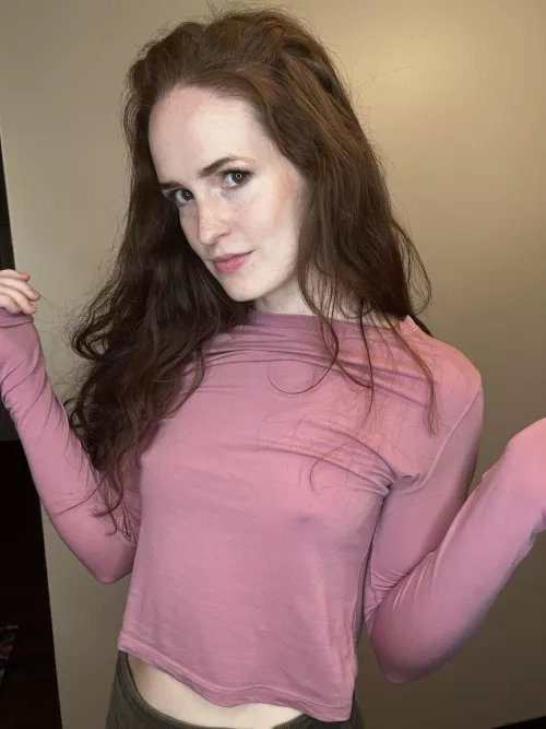 Braless with a fair amount of attitude to go with it