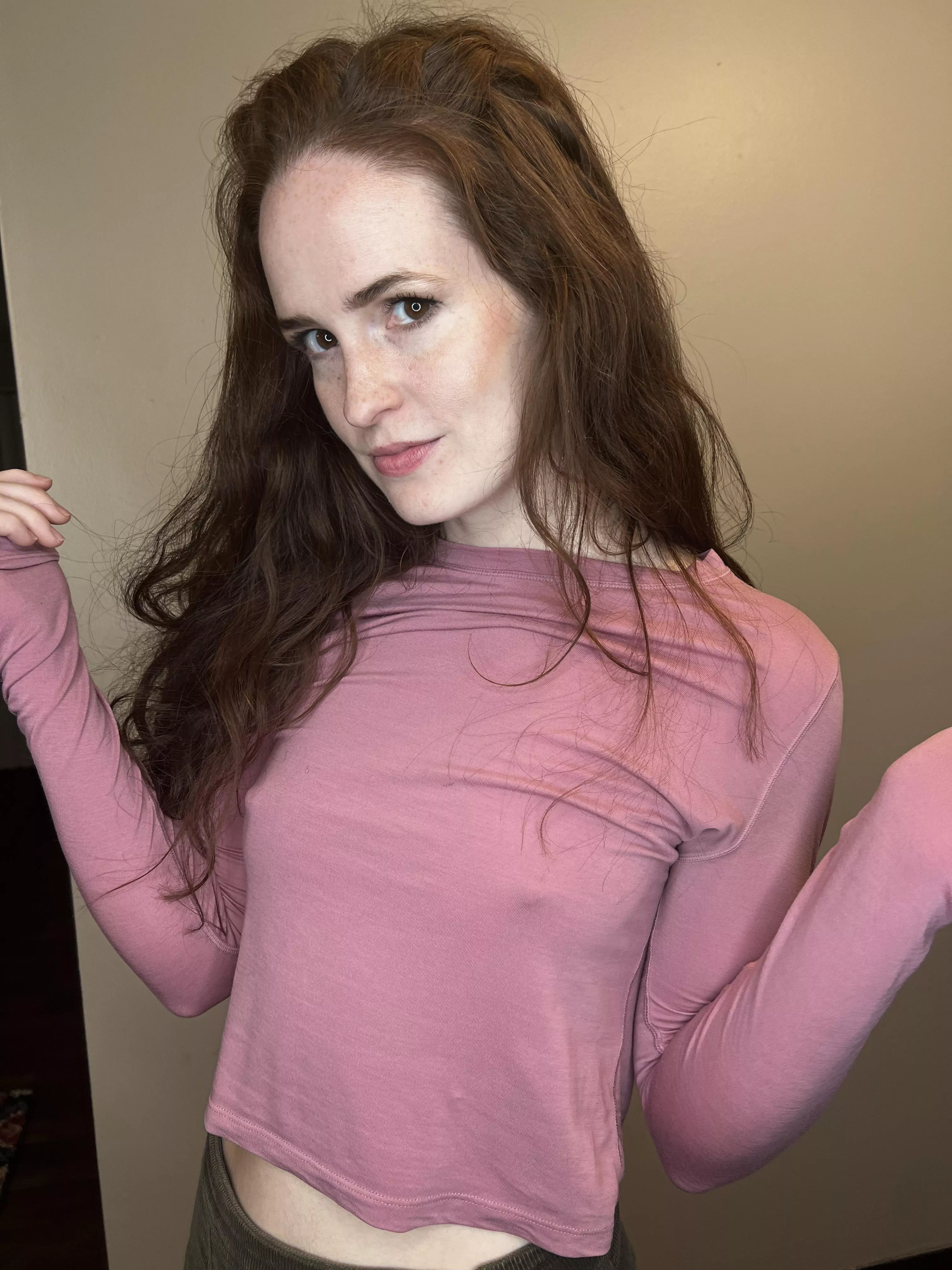 Braless with a fair amount of attitude to go with it