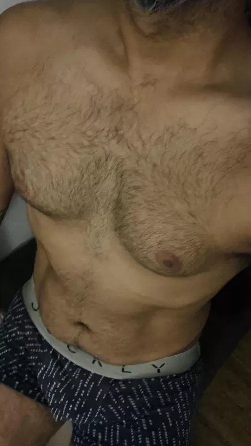 Chest hair works better groomed than shaved, isn’t it?