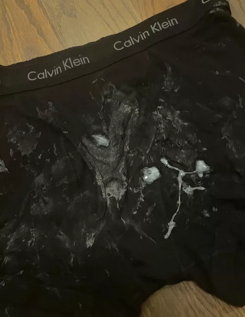 Cum soaked and crusted