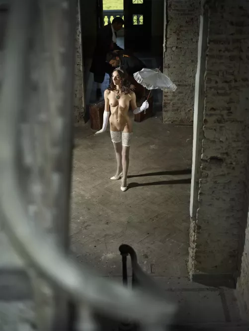 Debutante arriving at the ball