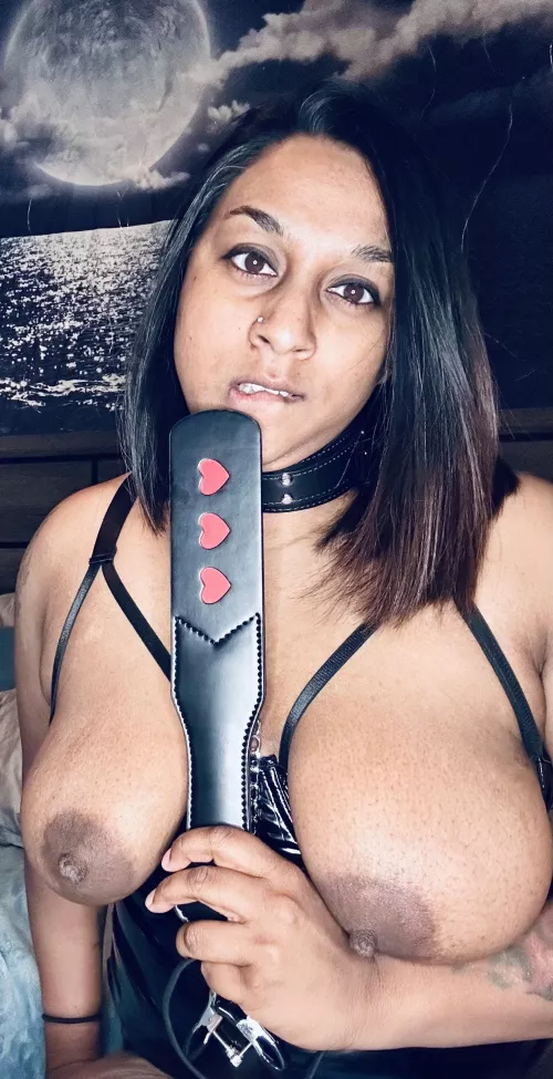 Get on your knees and bend over