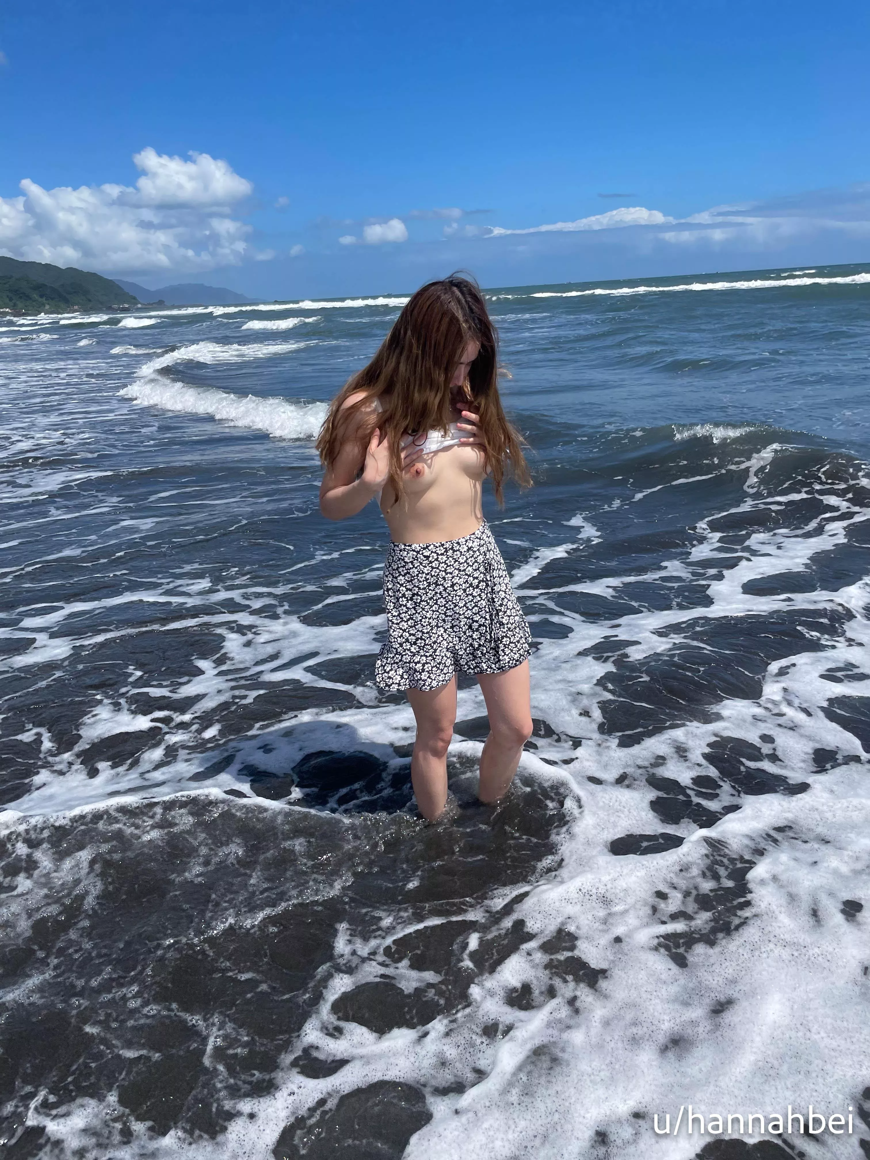 Getting some sun on my tits today