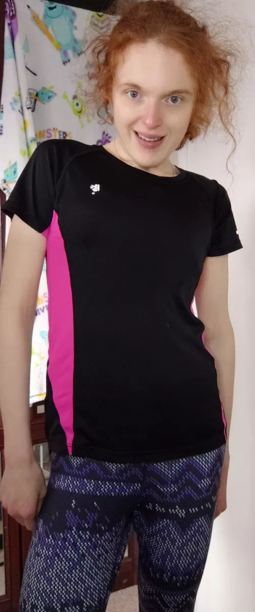 Going to the gym braless today