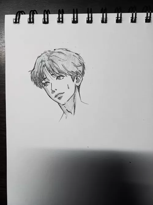 [JINX] today I tried to draw kim dan from jinx (I know it's put of topic but please tell me how is it T.T)