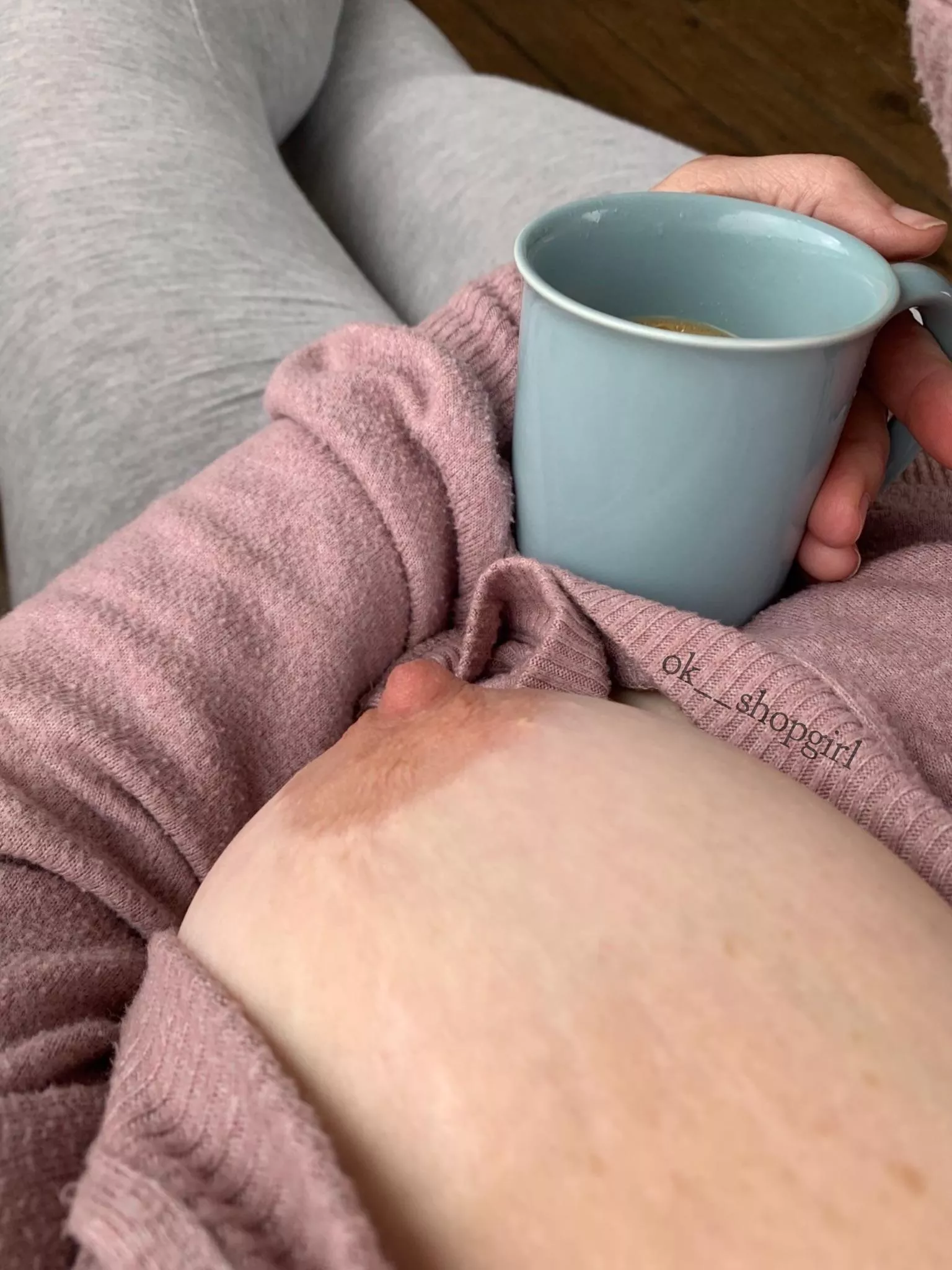 Lets snuggle up for a cup