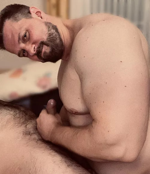 My Bro and I help each other out sometime. Today was my turn. Is that appropriate or is it going too far?