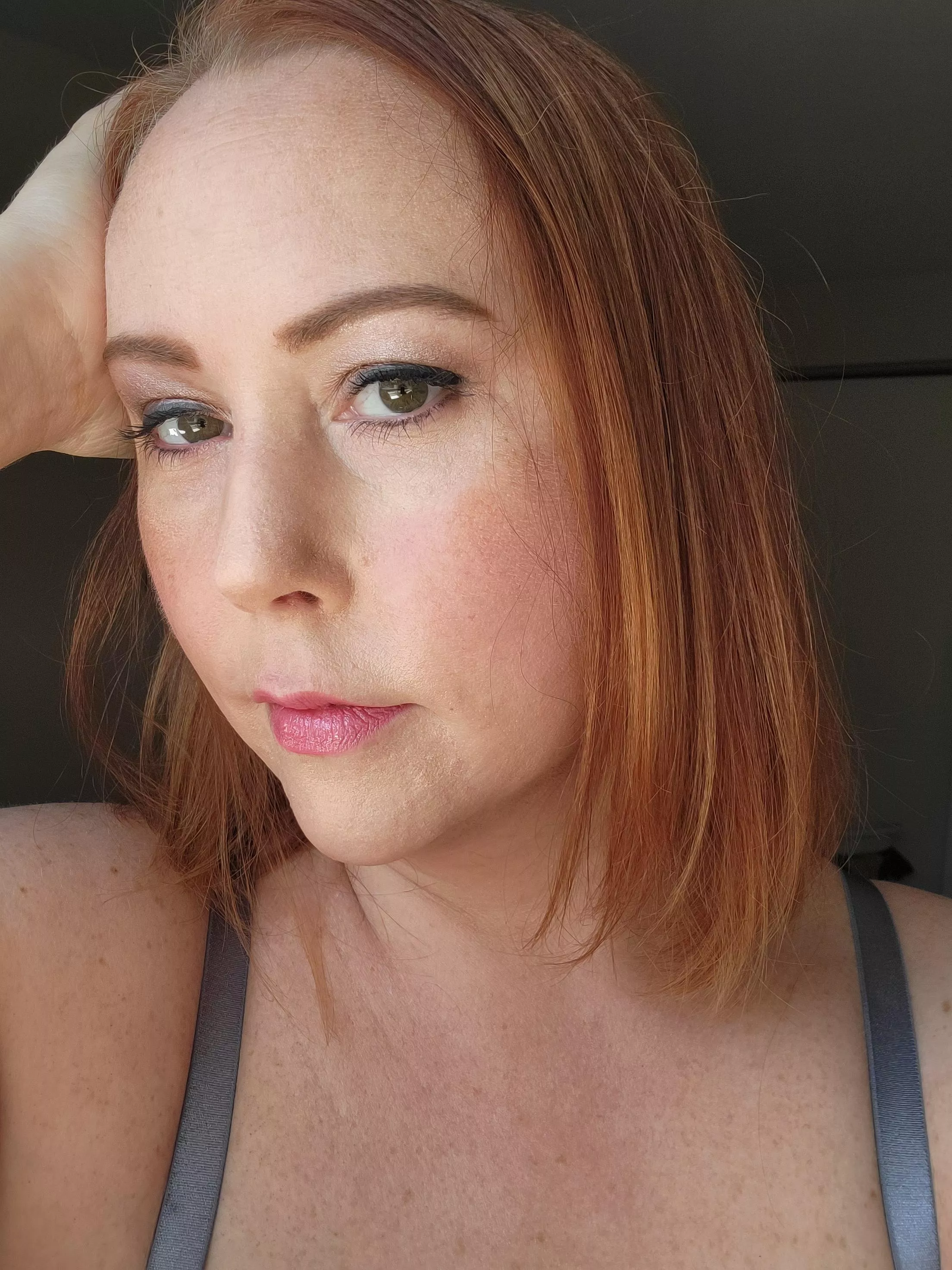 My trying to look sexy face