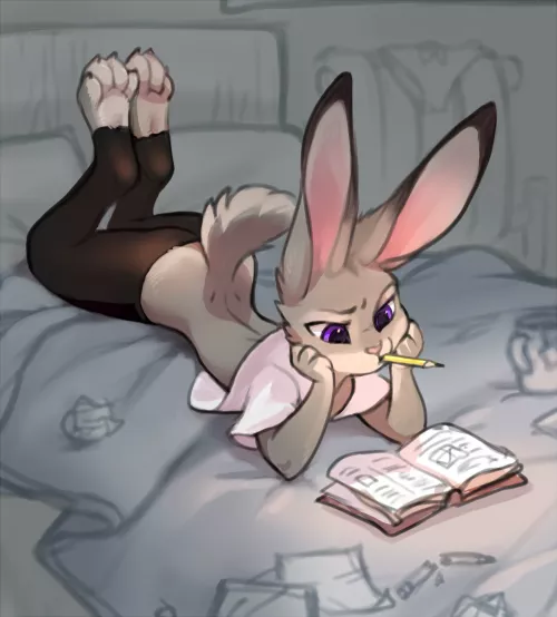 Night Before the Exam [art by me]