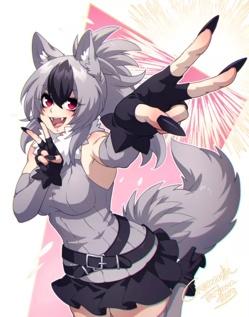 Parlis being cute [by Crescentia Fortuna]