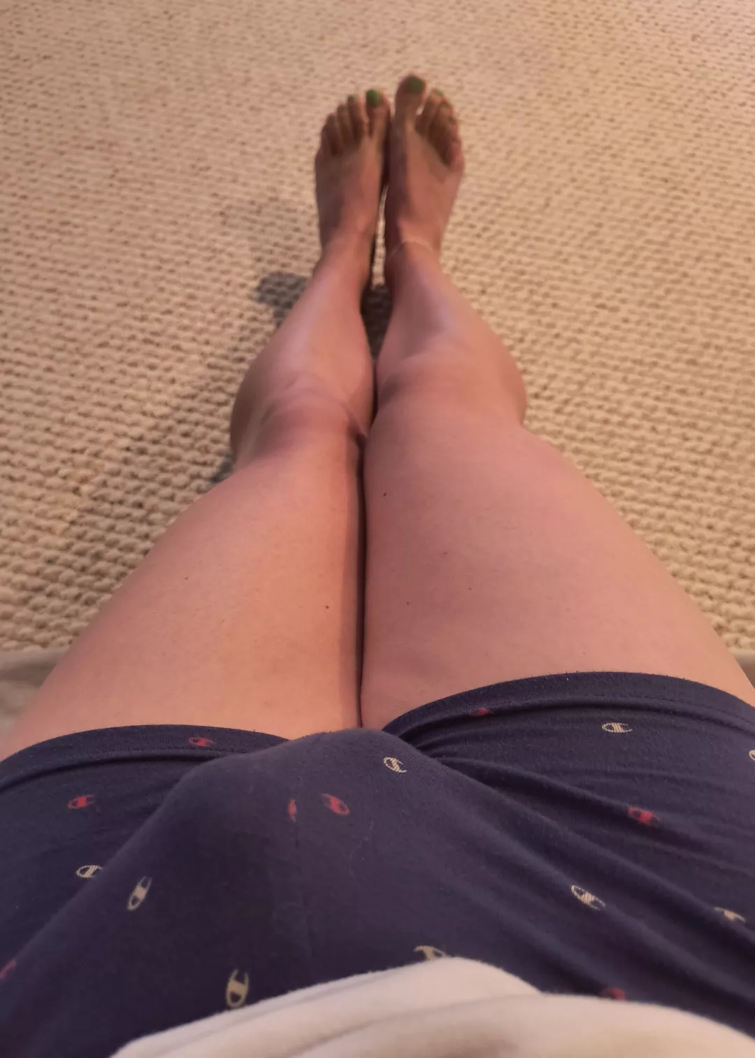 Pedicure and some bulge