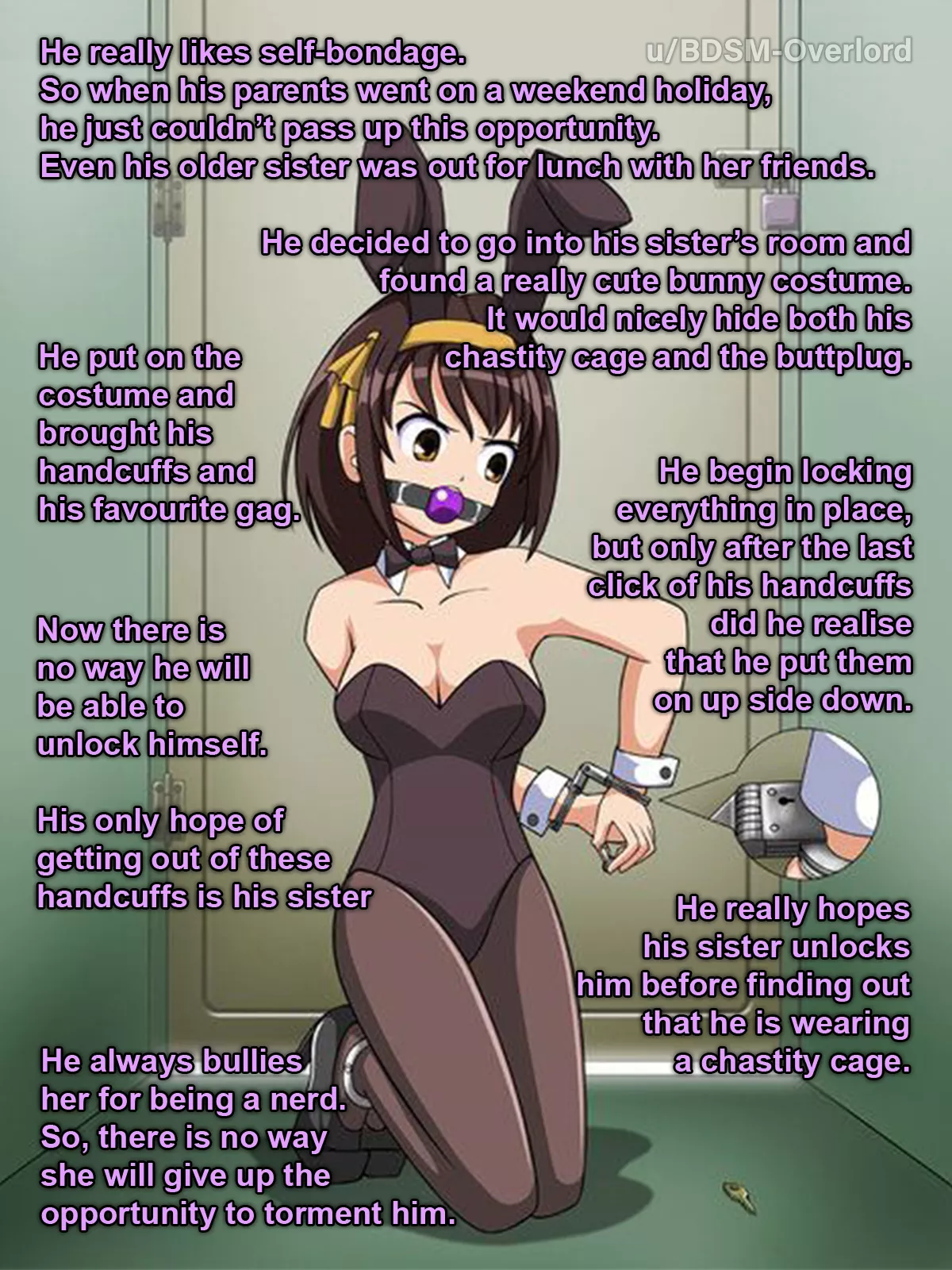 Simple self-bondage gone wrong