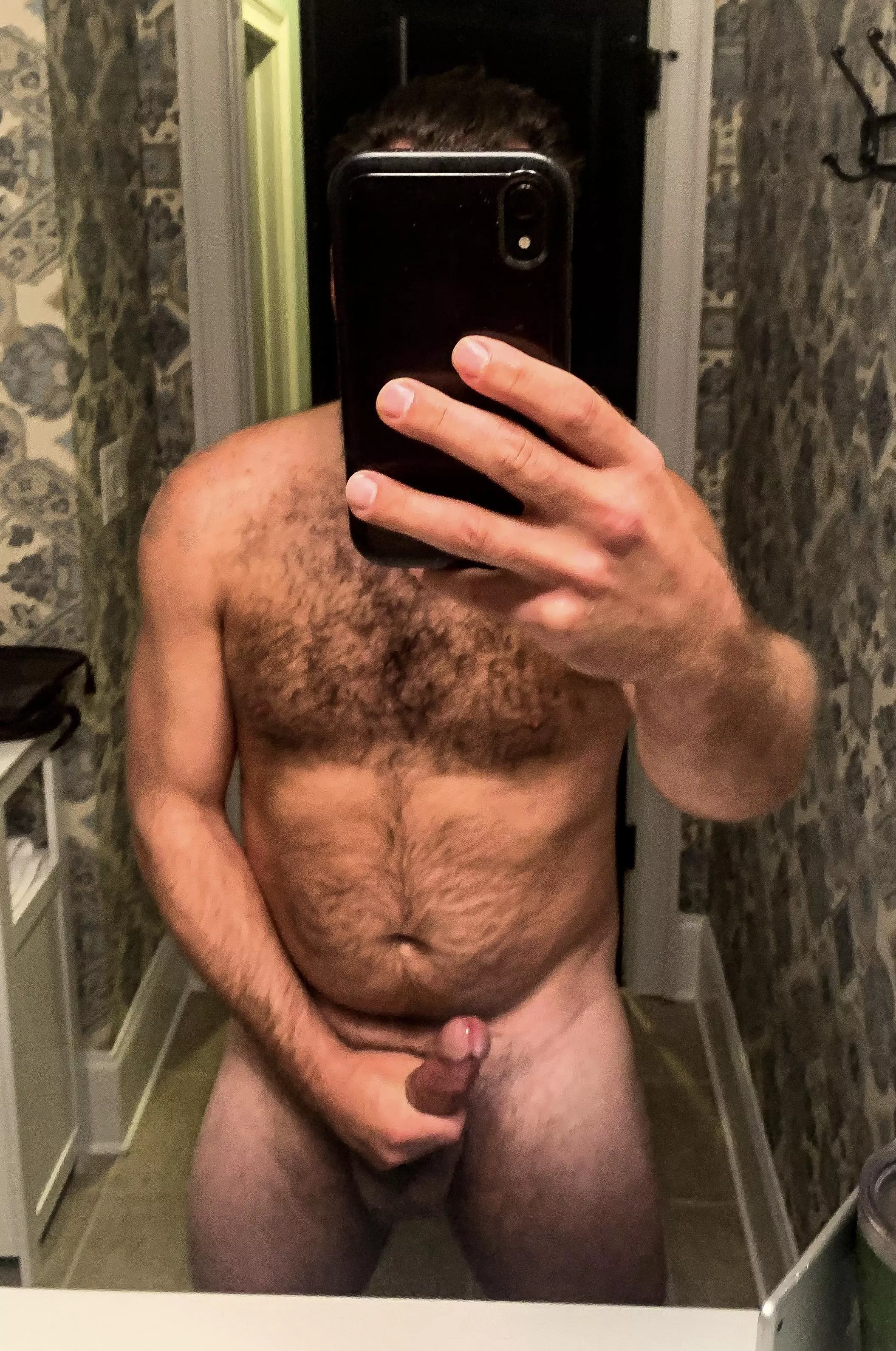 Take a rest on my hairy chest?