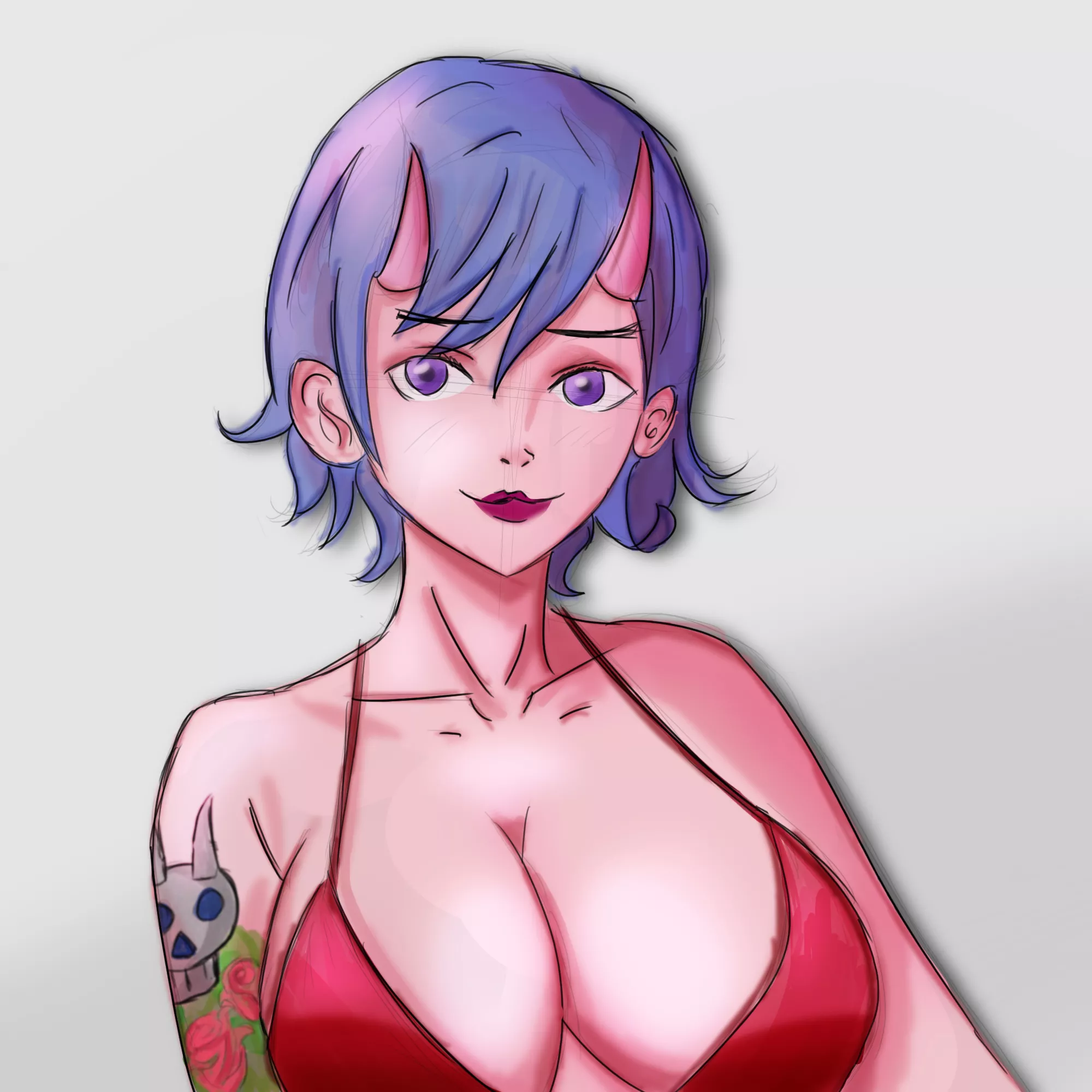 Tatted Oni in Red (Jako)