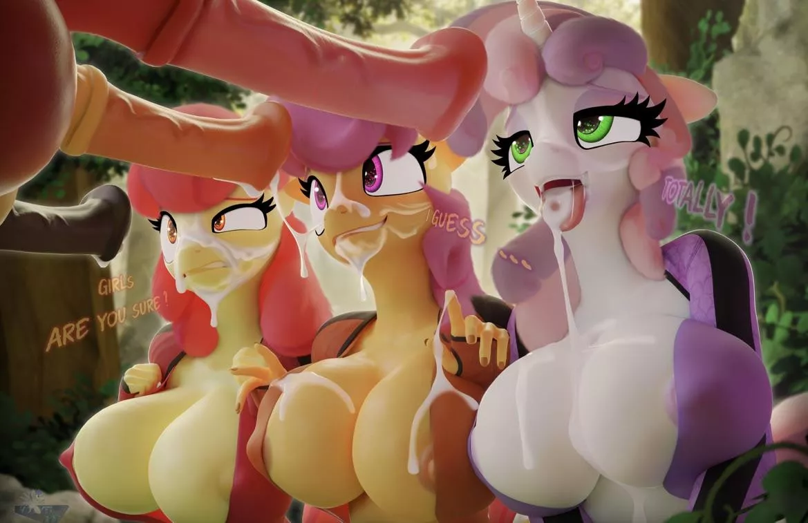 The three little sluts (Hoovesart)