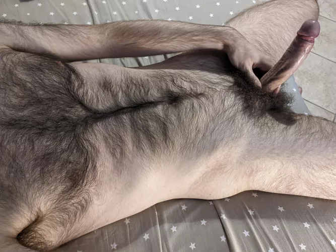 Wanna go for a ride? With your hands on my hairy chest please 😌