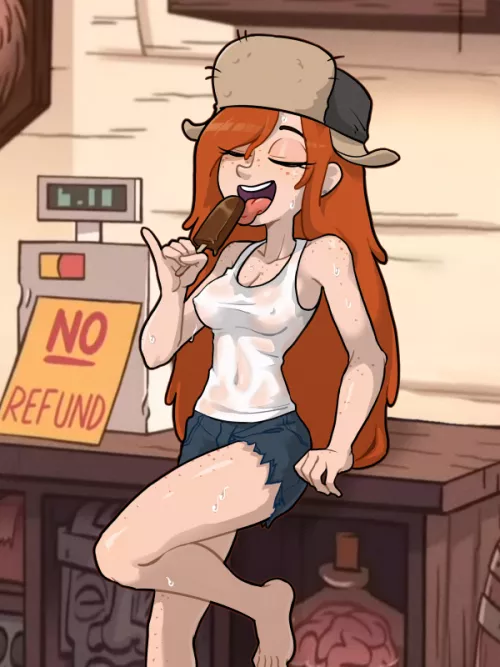Wendy Corduroy on the hottest day of the year [Gravity Falls] (Centinel303)