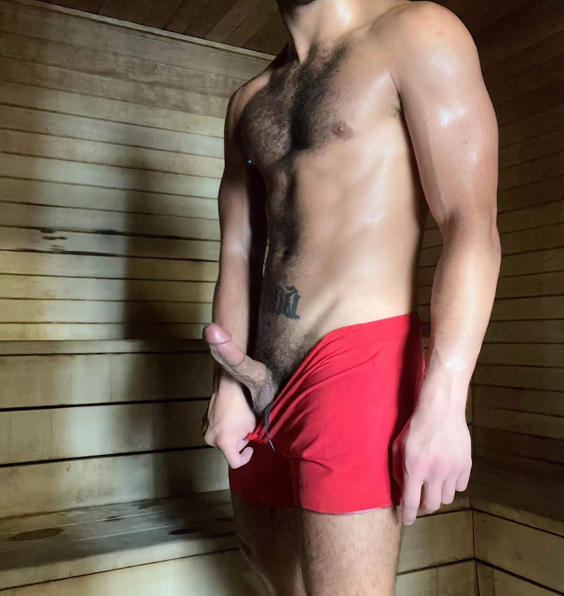Best part of the gym? The sauna