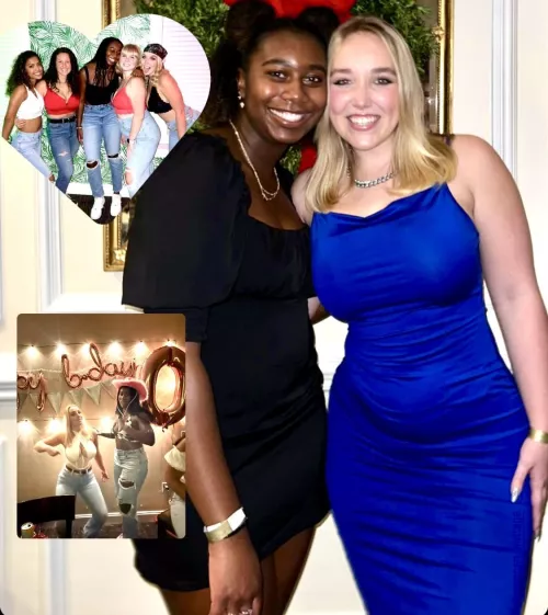 Busty in blue 🔥🔥