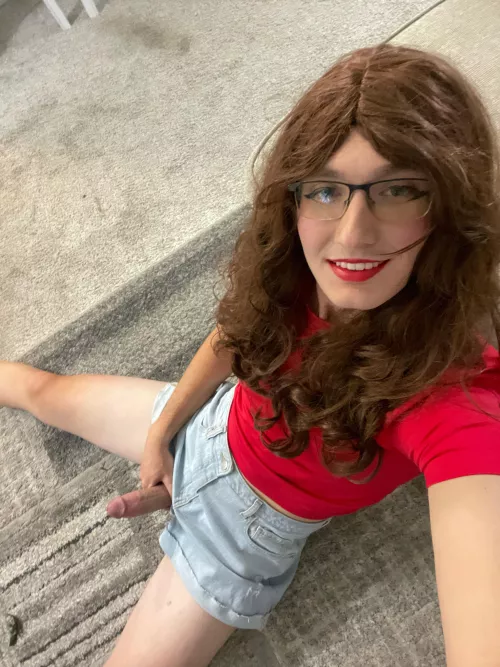 I can’t help getting hard dressed like this