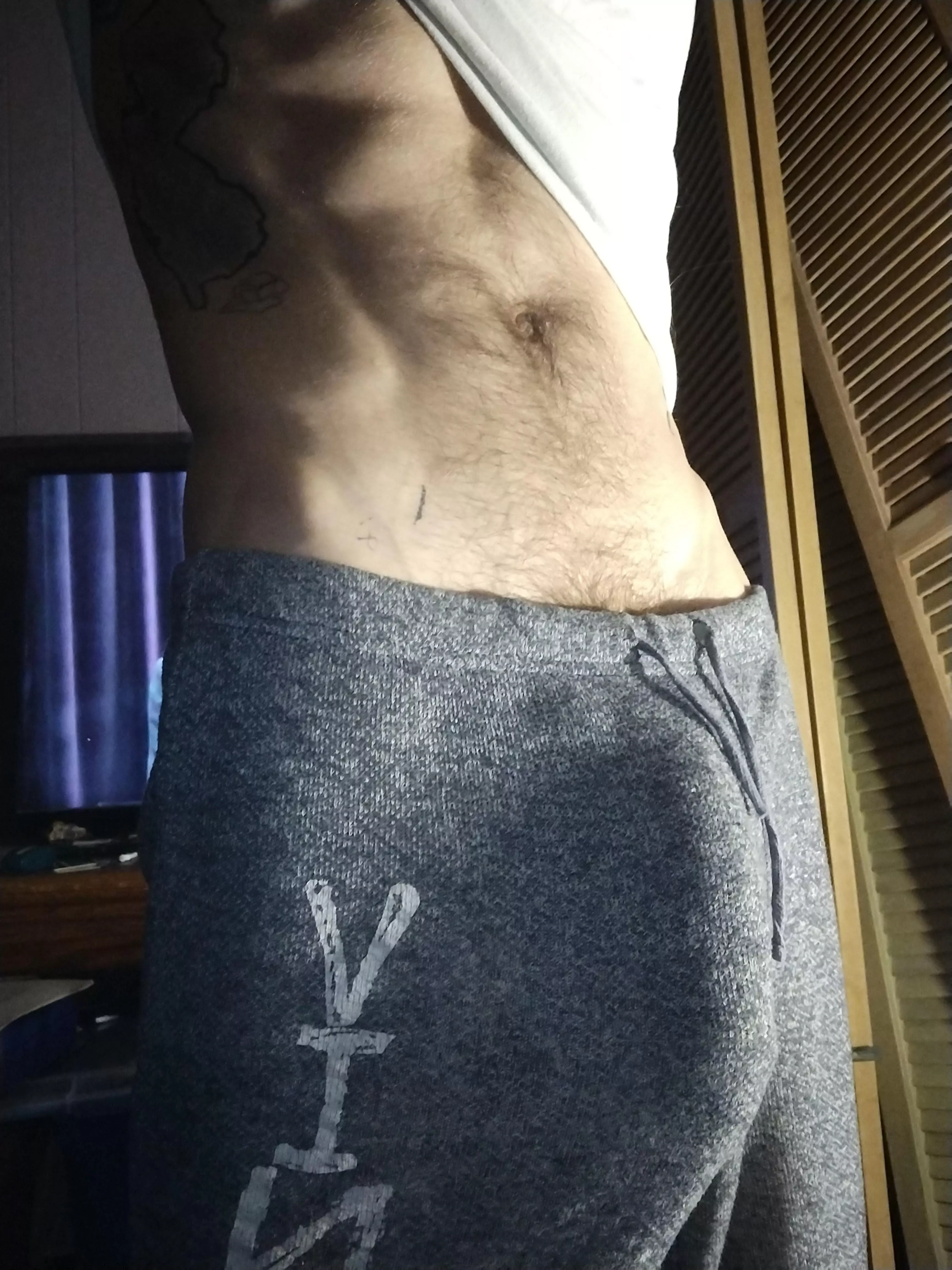 I'm only bulging because you keep staring at it