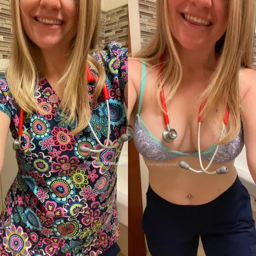 I’m the type of nurse who sneaks you into the break room 😉