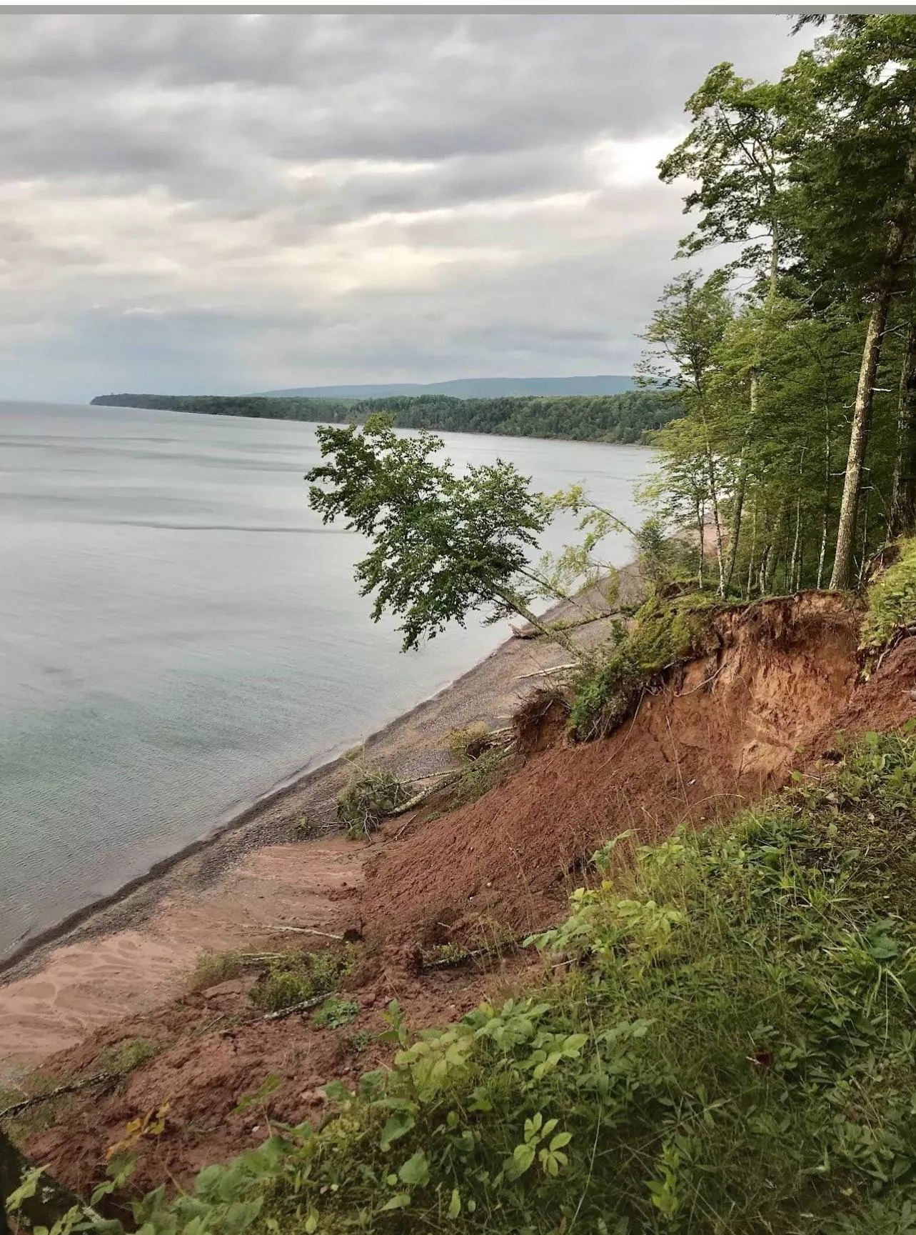 Lake superior at Little girls point