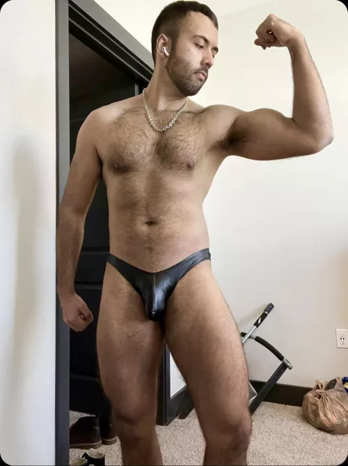 Leather hits different