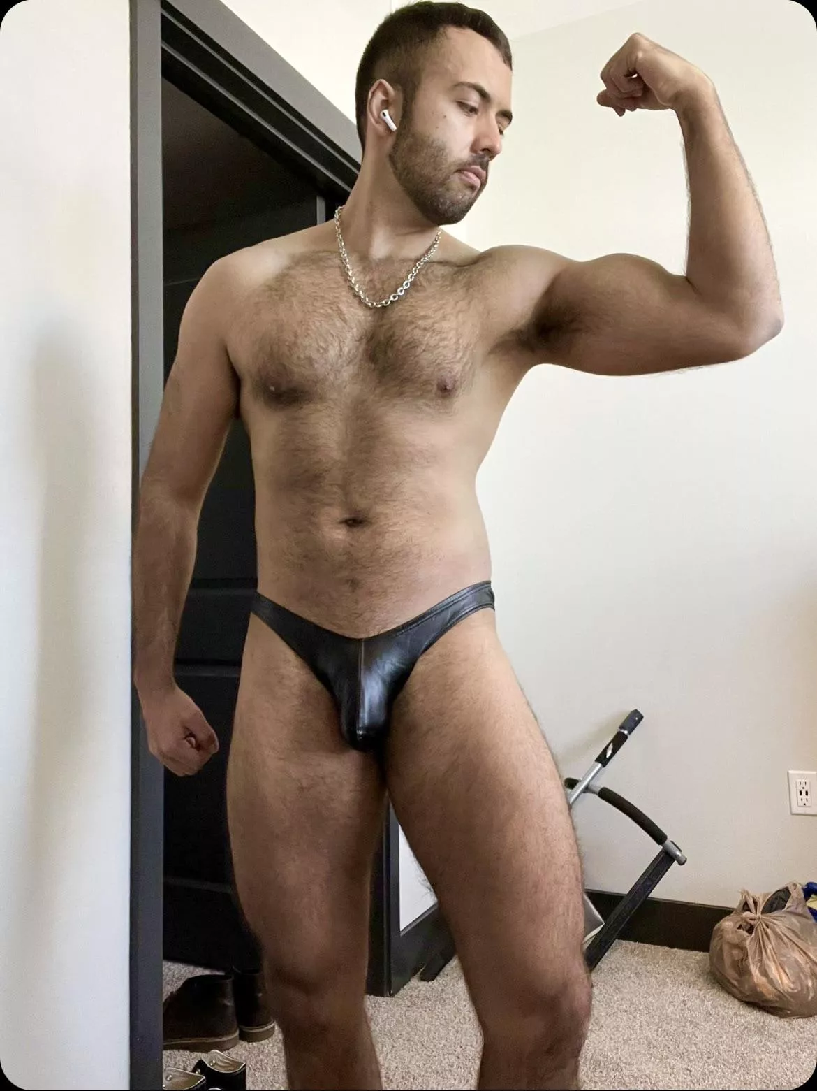 Leather hits different