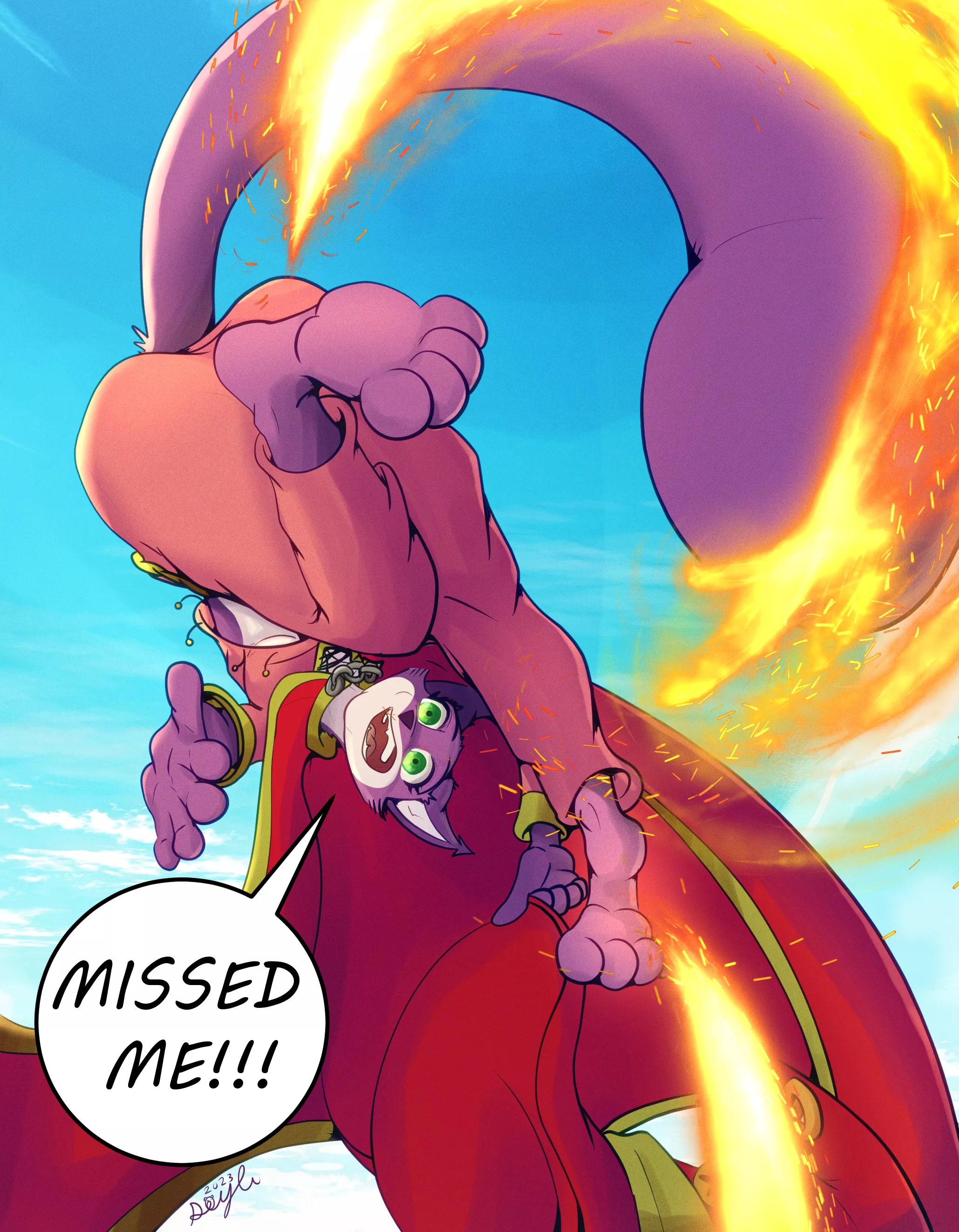 Missed me! (Art by me)