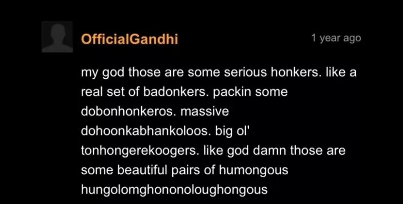 my god those are some serious honkers.