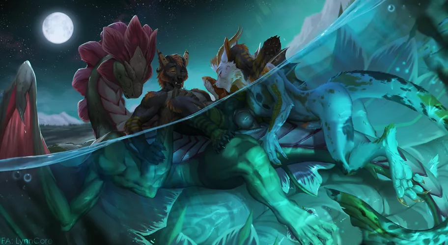 Night swim (Lynncore)