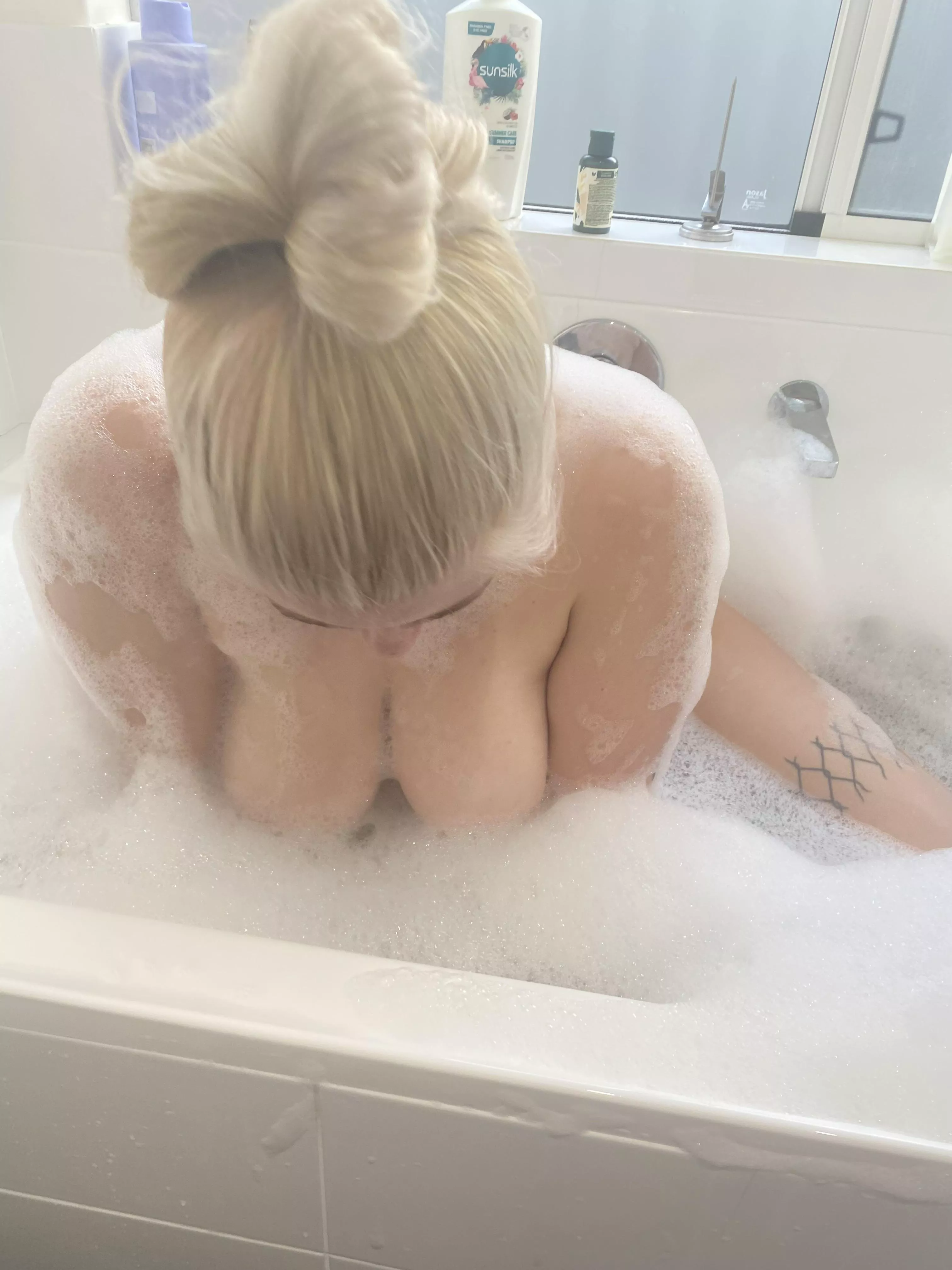 Perfect blonde with perfect tits