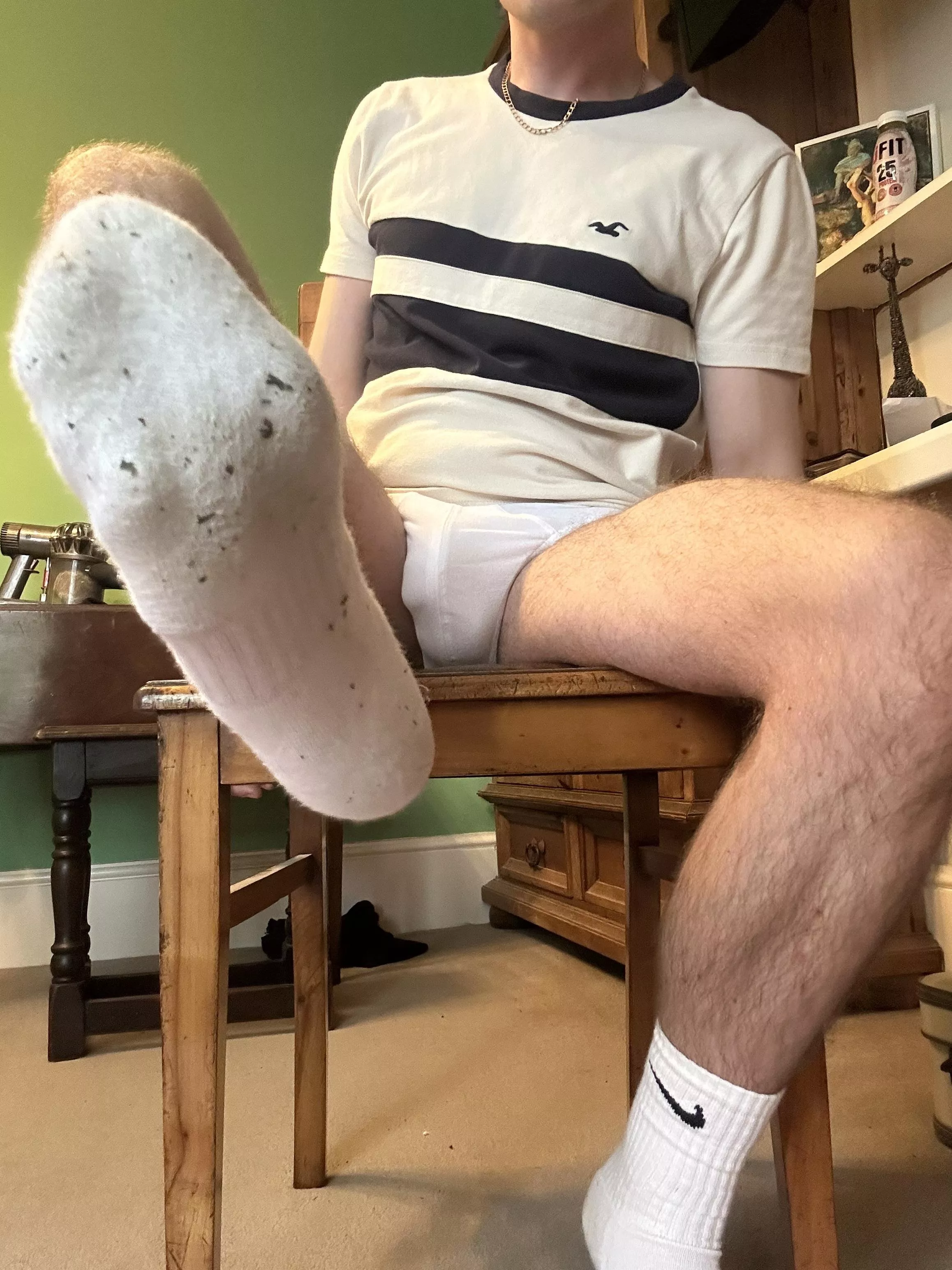 Serve my socks and bulge boys