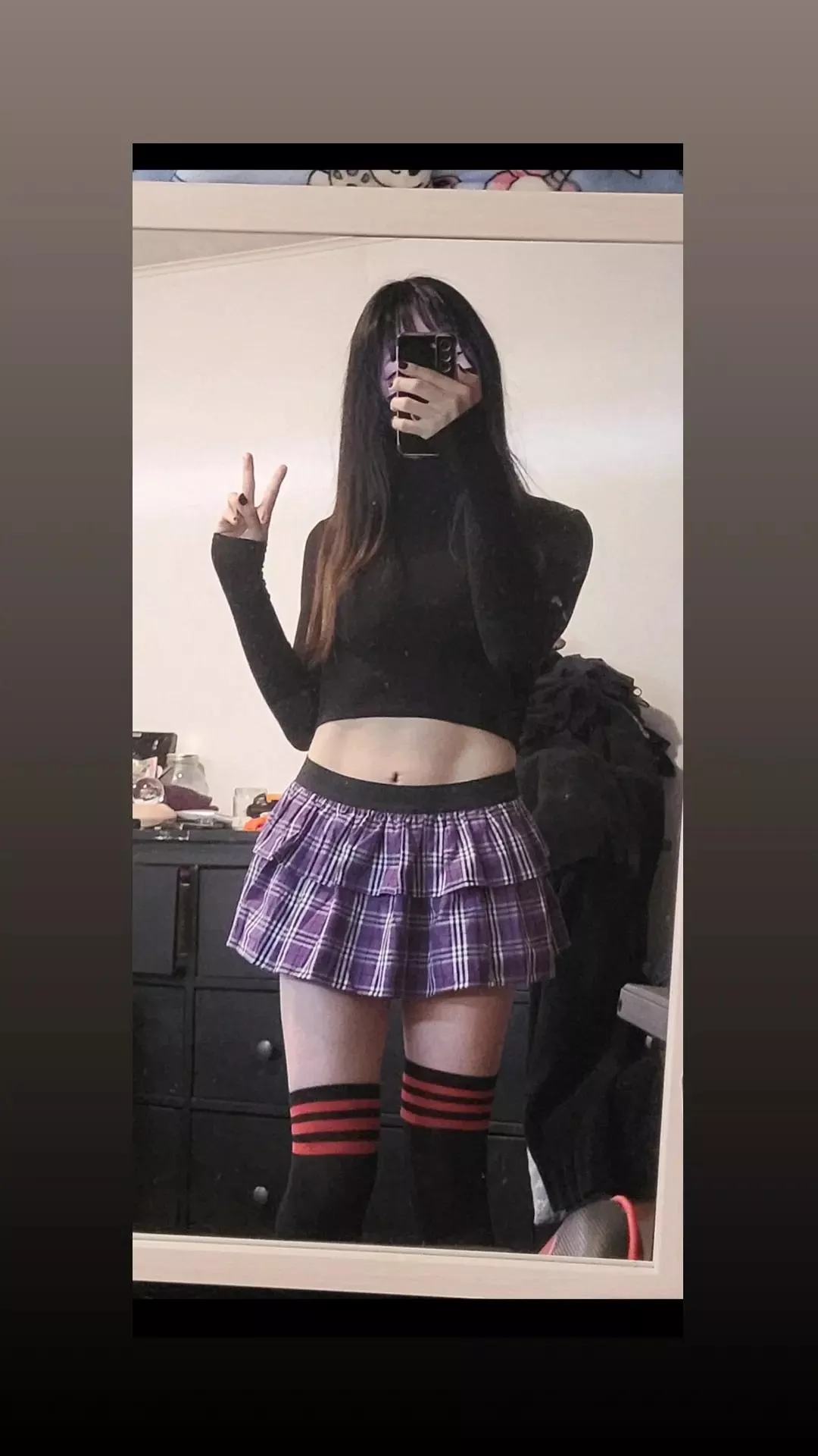 thigh highs are essential for life✌️💕