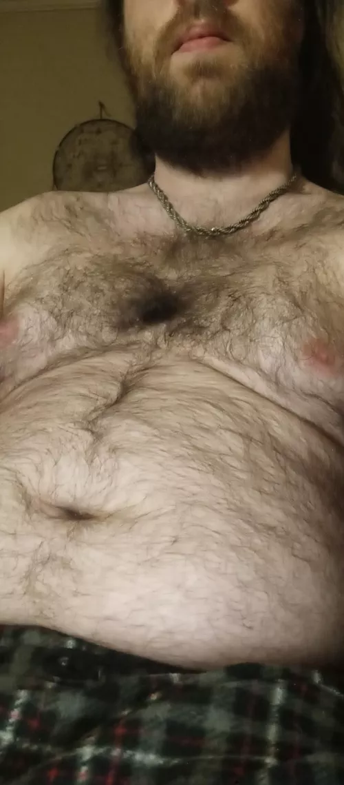 Want to run your fingers through my beard and chest hair?