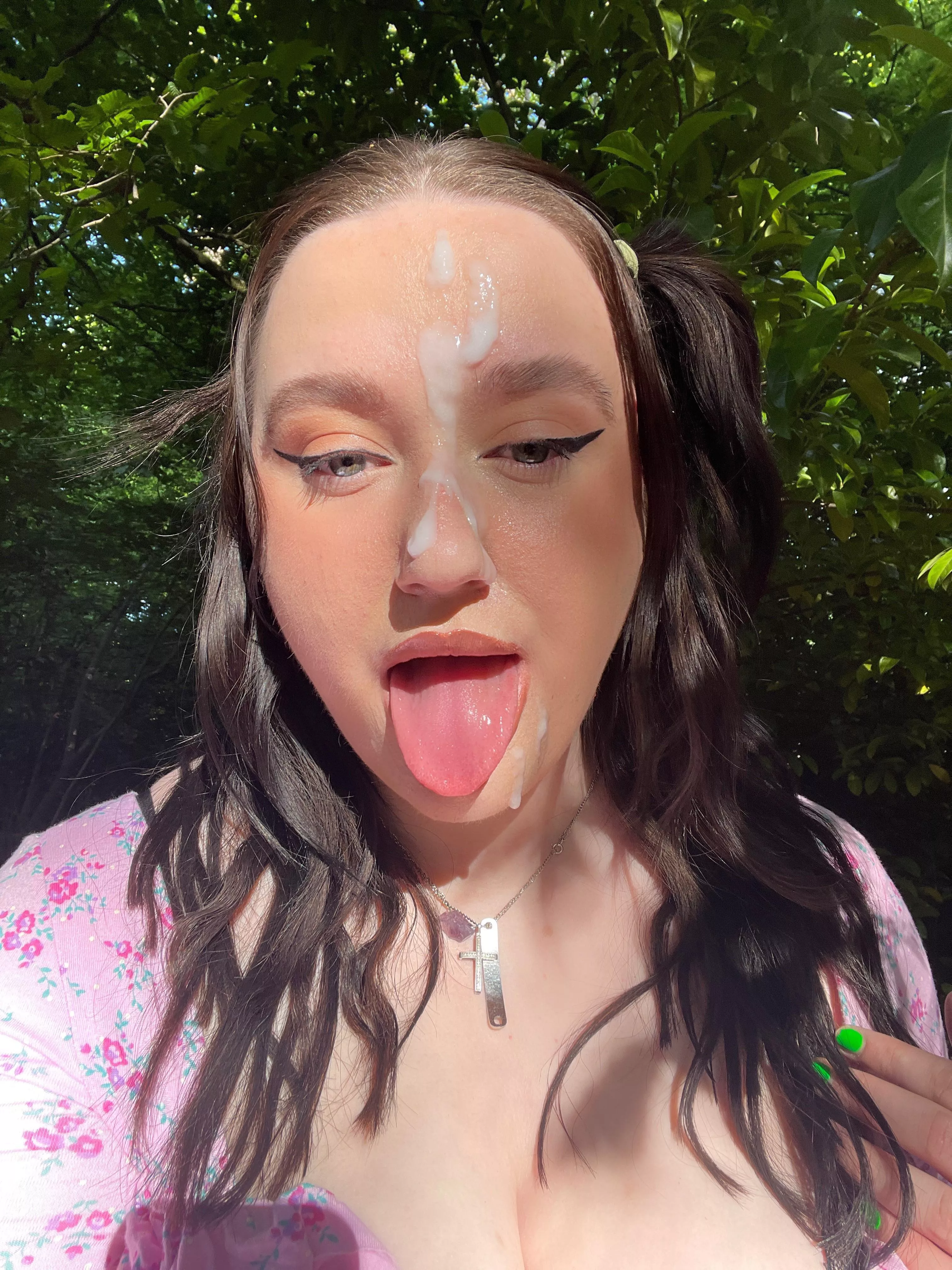 a wild milf spotted filming a public cum walk!