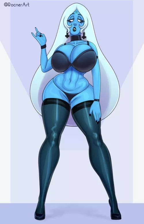 Blue Diamond goes goth (RocnerArt)