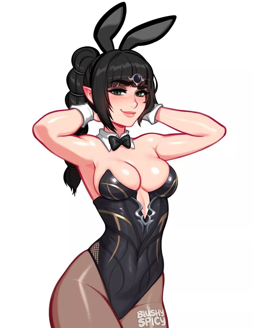 Bunnysuit Shadowheart [Baldur’s Gate 3] (blushyspicy)