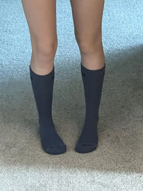 Can you ruin these brand new socks for me ? [f]