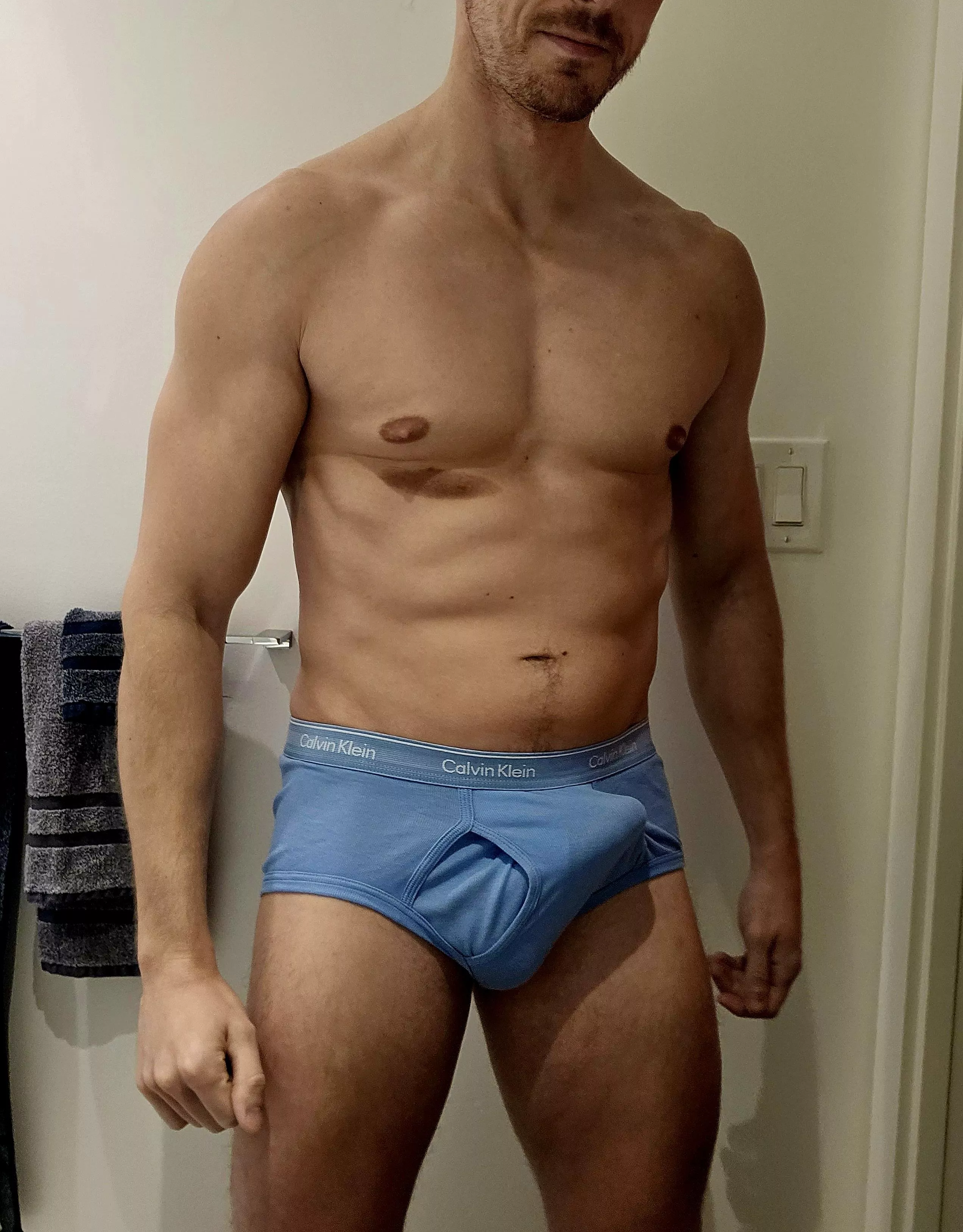 Cock is straining to bust loose.