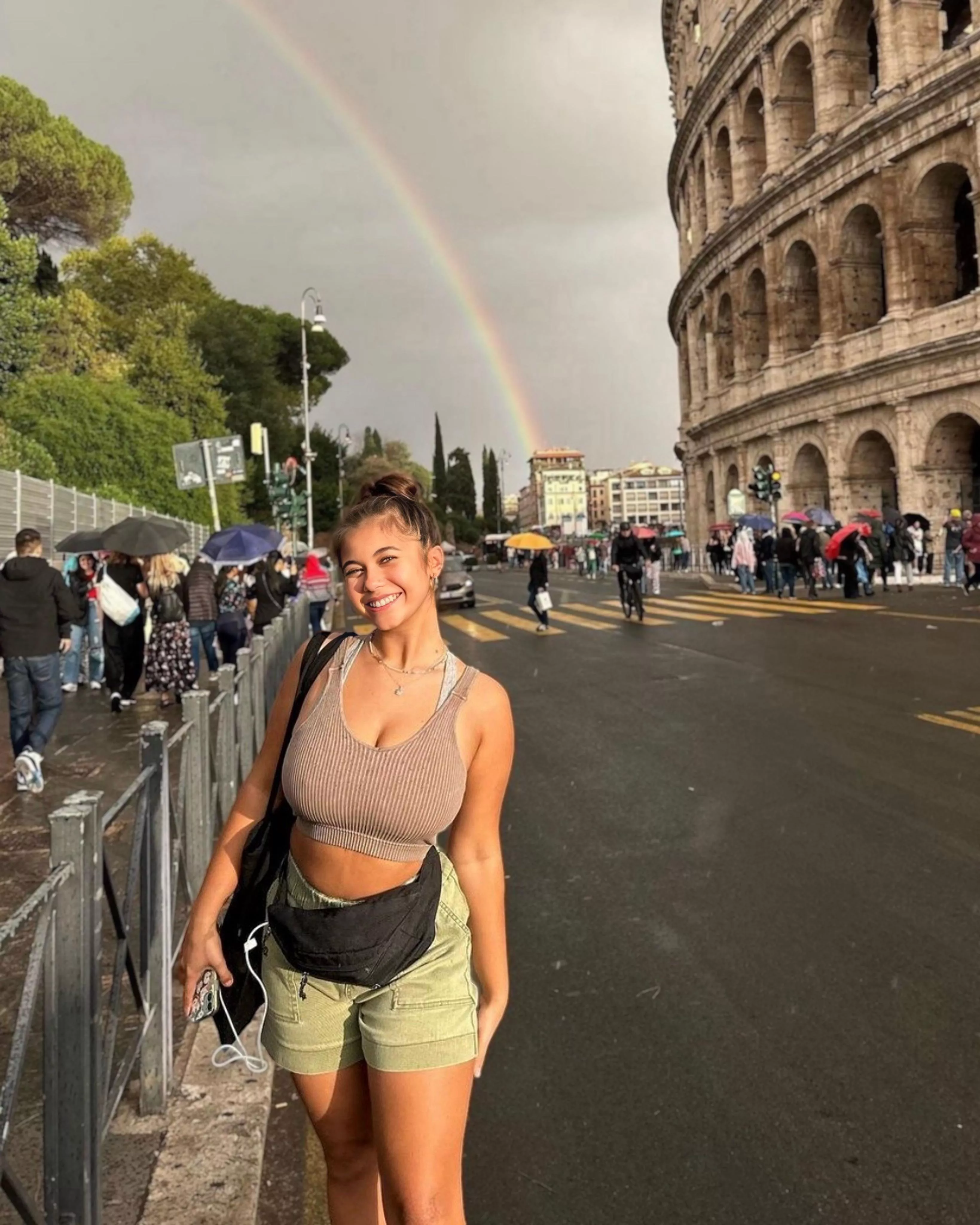 Covered up on vacation