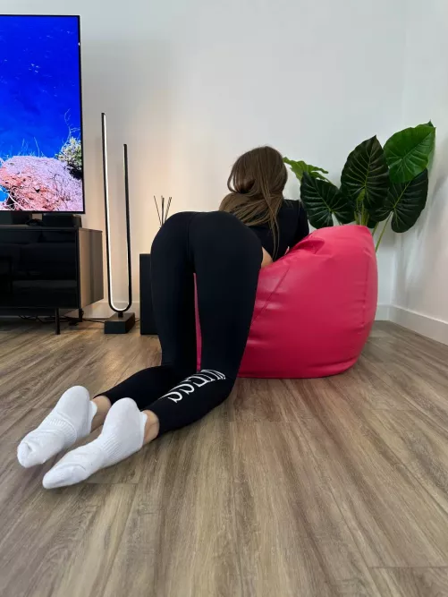 Doing yoga just so I can stand in that pose more often