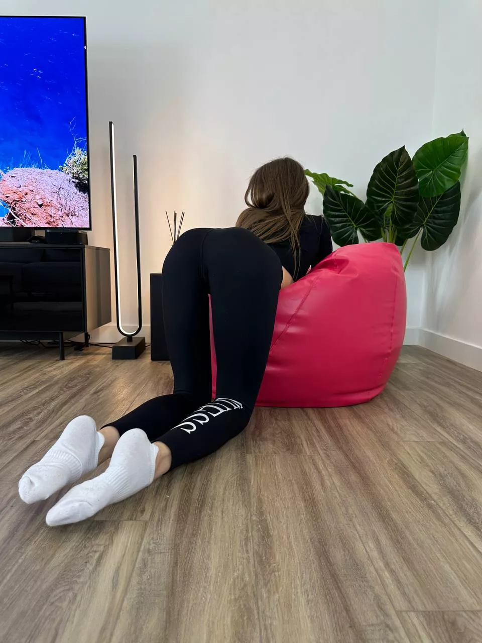 Doing yoga just so I can stand in that pose more often